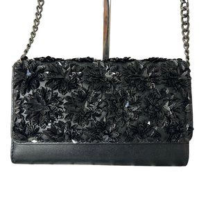 NWT MICHAEL KORS FLORA BURST XL WALLET ON A CHAIN CROSSBODY BAG